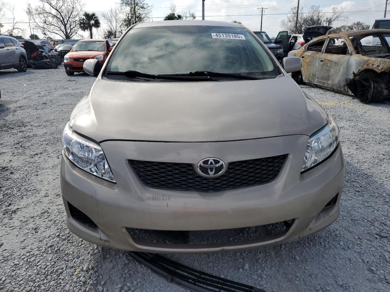 2009 Toyota Corolla VIN 1NXBU40E29Z010837 Copart auction photo, front end damage thumbnail 5