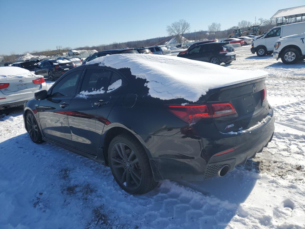2018 Acura TLX VIN 19UUB3F62JA005609 Copart auction photo, front end damage thumbnail 2