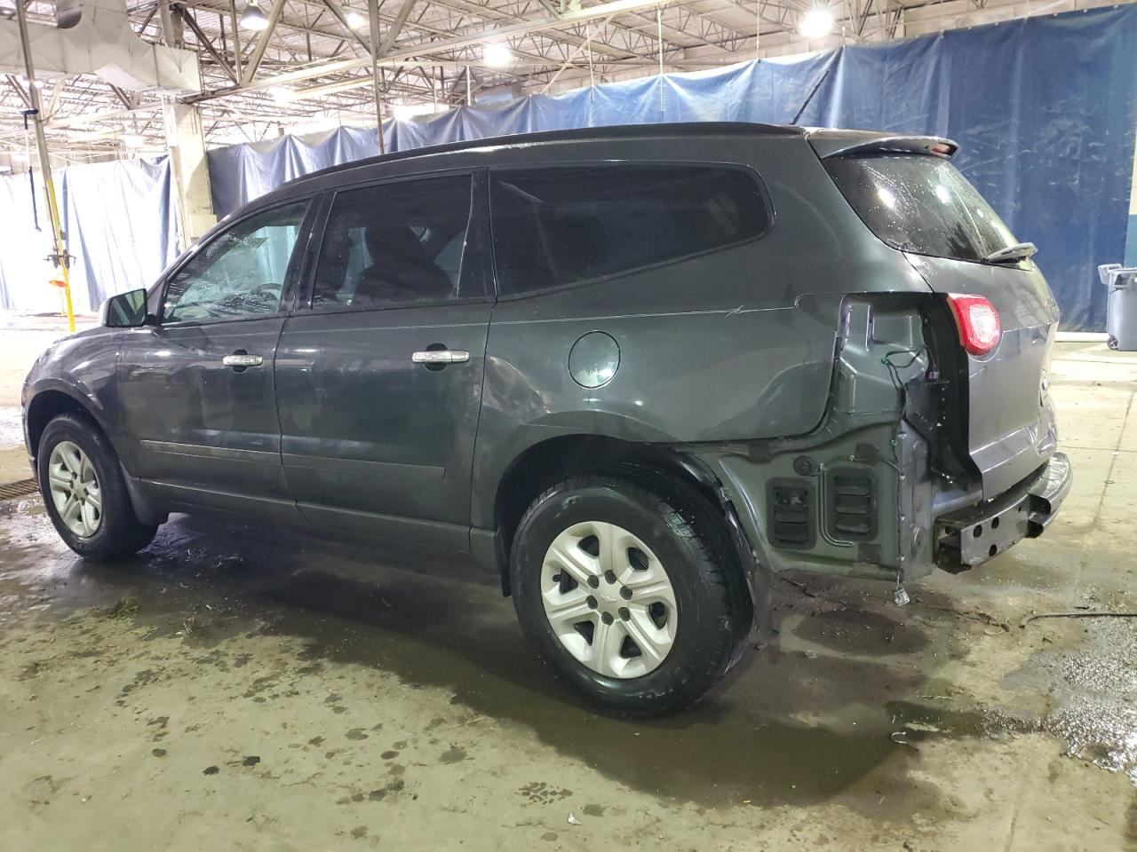 2011 Chevrolet Traverse VIN 1GNKRFEDXBJ285985 Copart auction photo, rear end / minor dent/scratches damage thumbnail 2