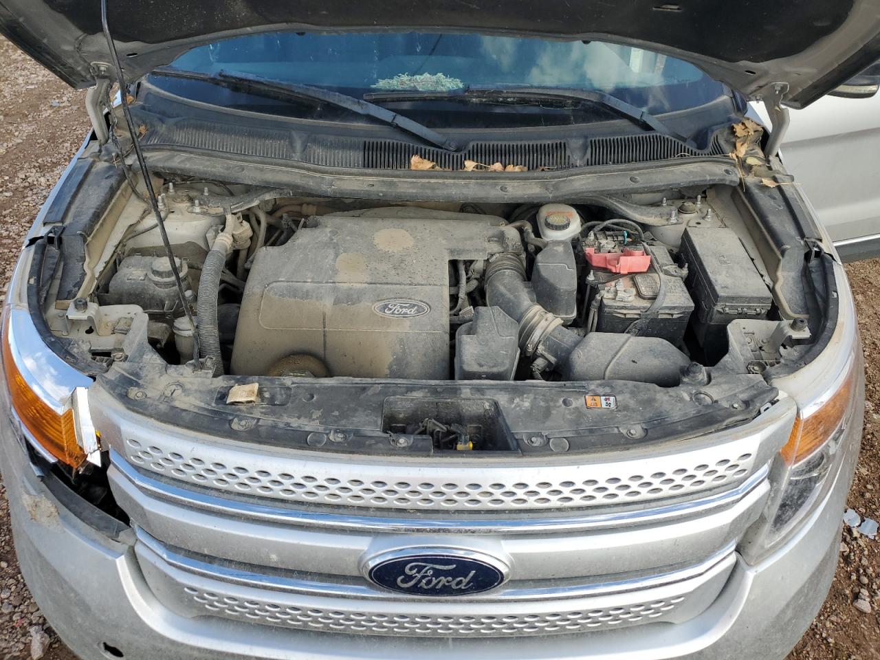 2013 Ford Explorer VIN 1FM5K8D81DGA27277 Copart auction photo, front end / undercarriage damage thumbnail 13