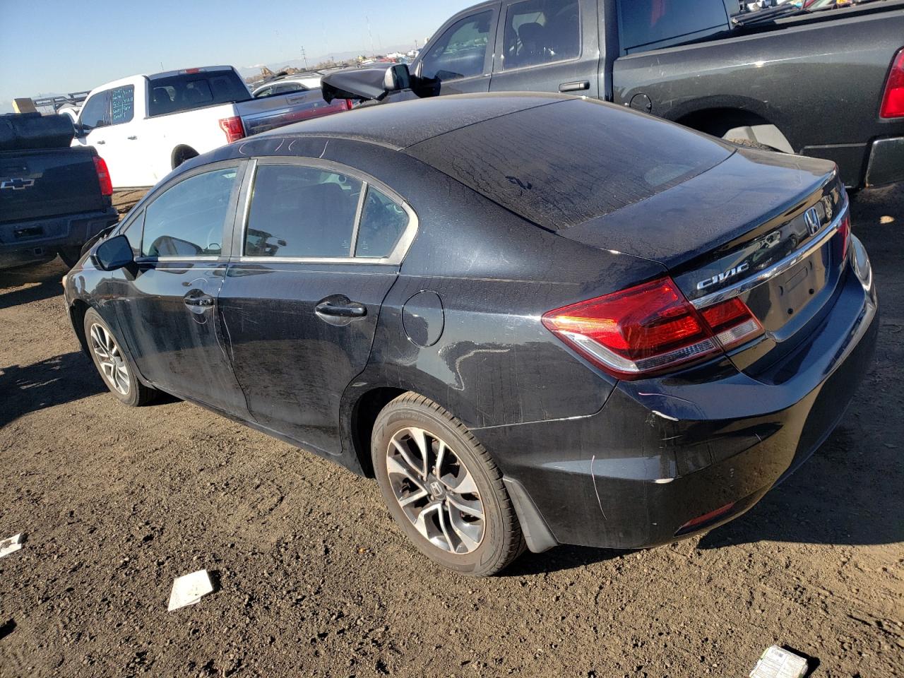 2015 Honda Civic VIN 19XFB2F87FE035387 Copart auction photo, front end damage thumbnail 2