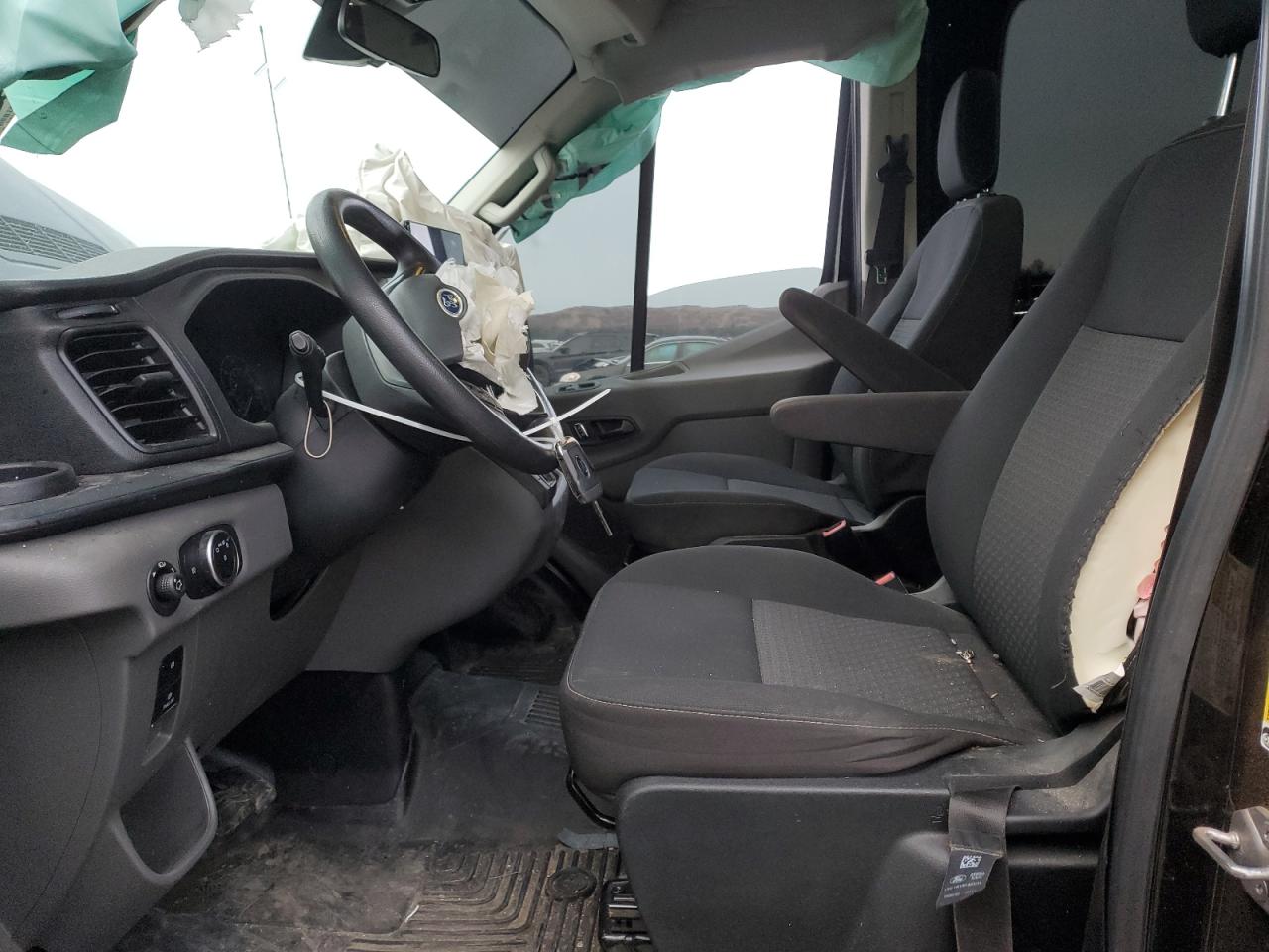 2023 Ford Transit VIN 1FTBR1C87PKB90884 Copart auction photo, side / front end damage thumbnail 7