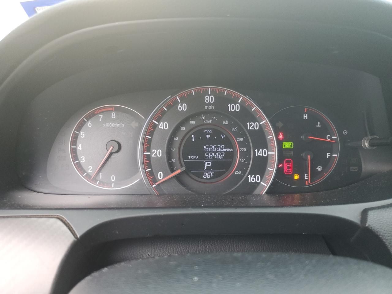 2017 Honda Accord VIN 1HGCR2F50HA064998 Copart auction photo, all over damage thumbnail 9