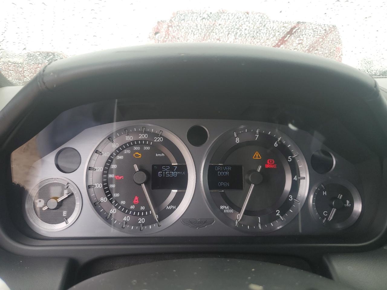 2006 Aston Martin Vantage VIN SCFBB03BX6GC02042 Copart auction photo, front end / minor dent/scratches damage thumbnail 9