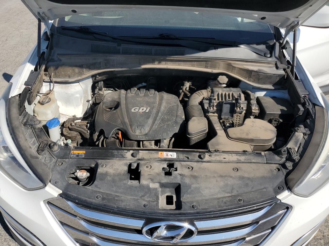 2014 Hyundai Santa Fe VIN 5XYZU3LB7EG155284 Copart auction photo, side damage thumbnail 12