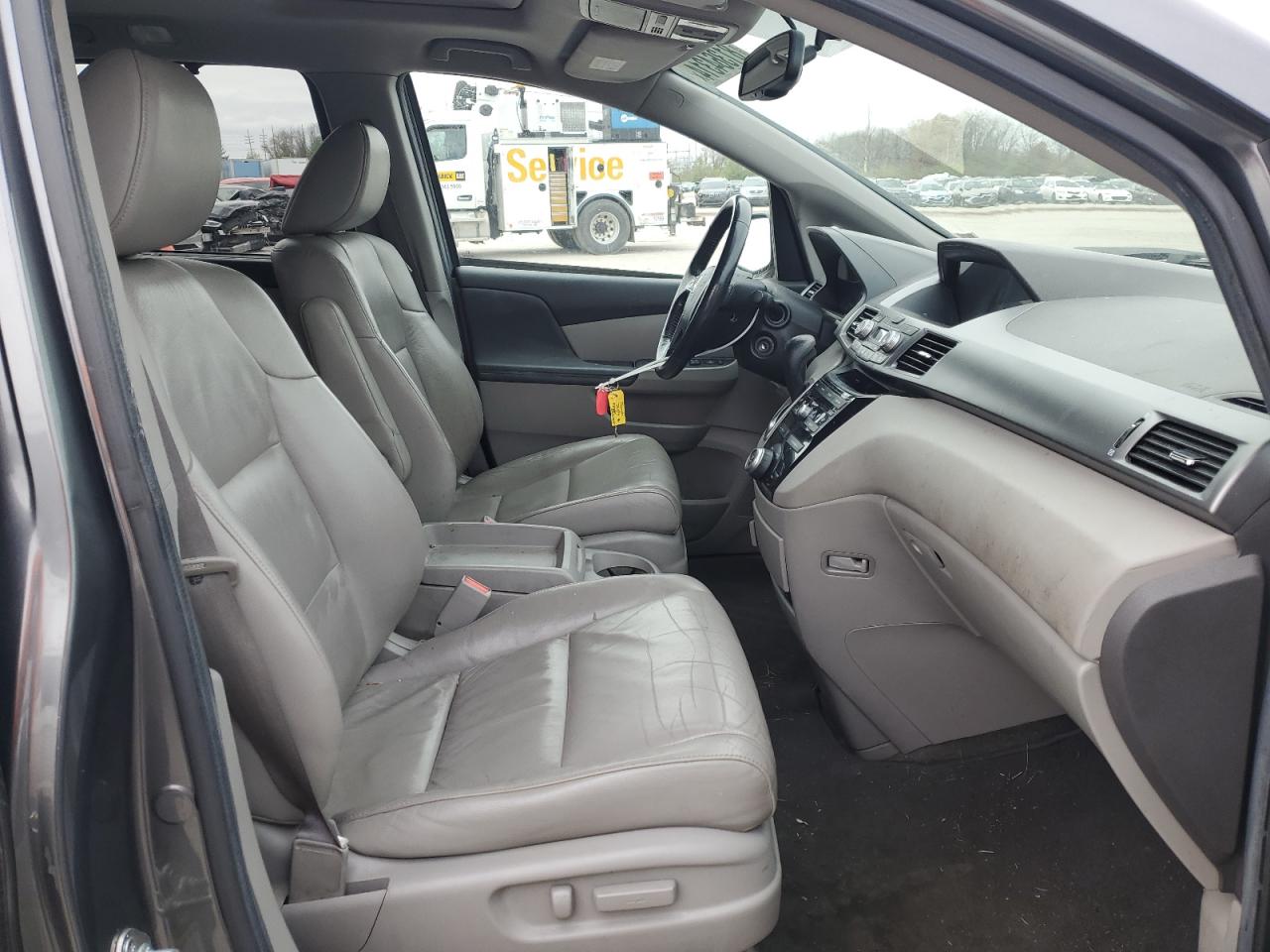 2013 Honda Odyssey VIN 5FNRL5H63DB018553 Copart auction photo, side damage thumbnail 7