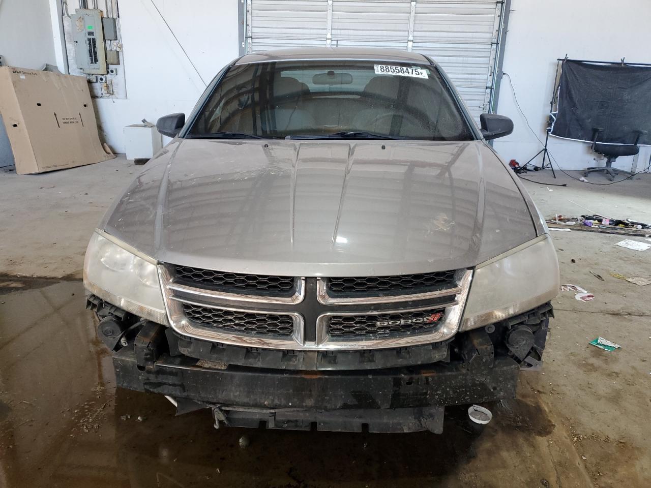 2014 Dodge Avenger VIN 1C3CDZAB1EN173448 Copart auction photo, front end / undercarriage damage thumbnail 5