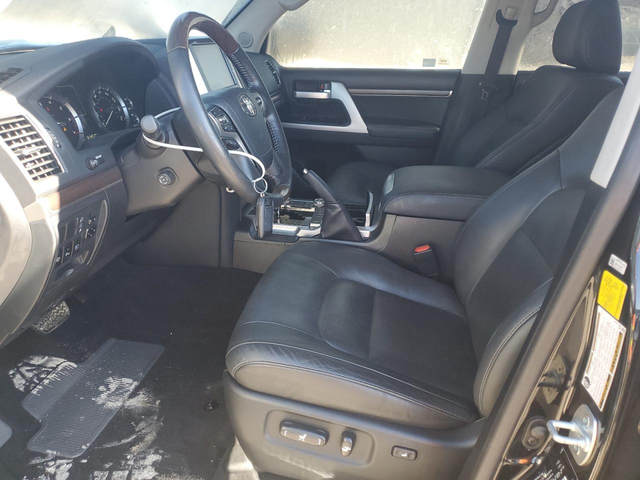 2021 Toyota Land Cruiser VIN JTMCY7AJ2M4101660 Copart auction photo, burn damage thumbnail 7