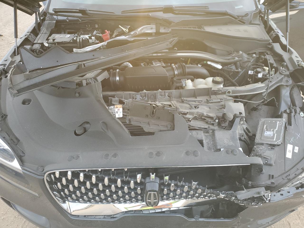 2020 Lincoln Aviator VIN 5LM5J9XCXLGL32376 Copart auction photo, front end damage thumbnail 12