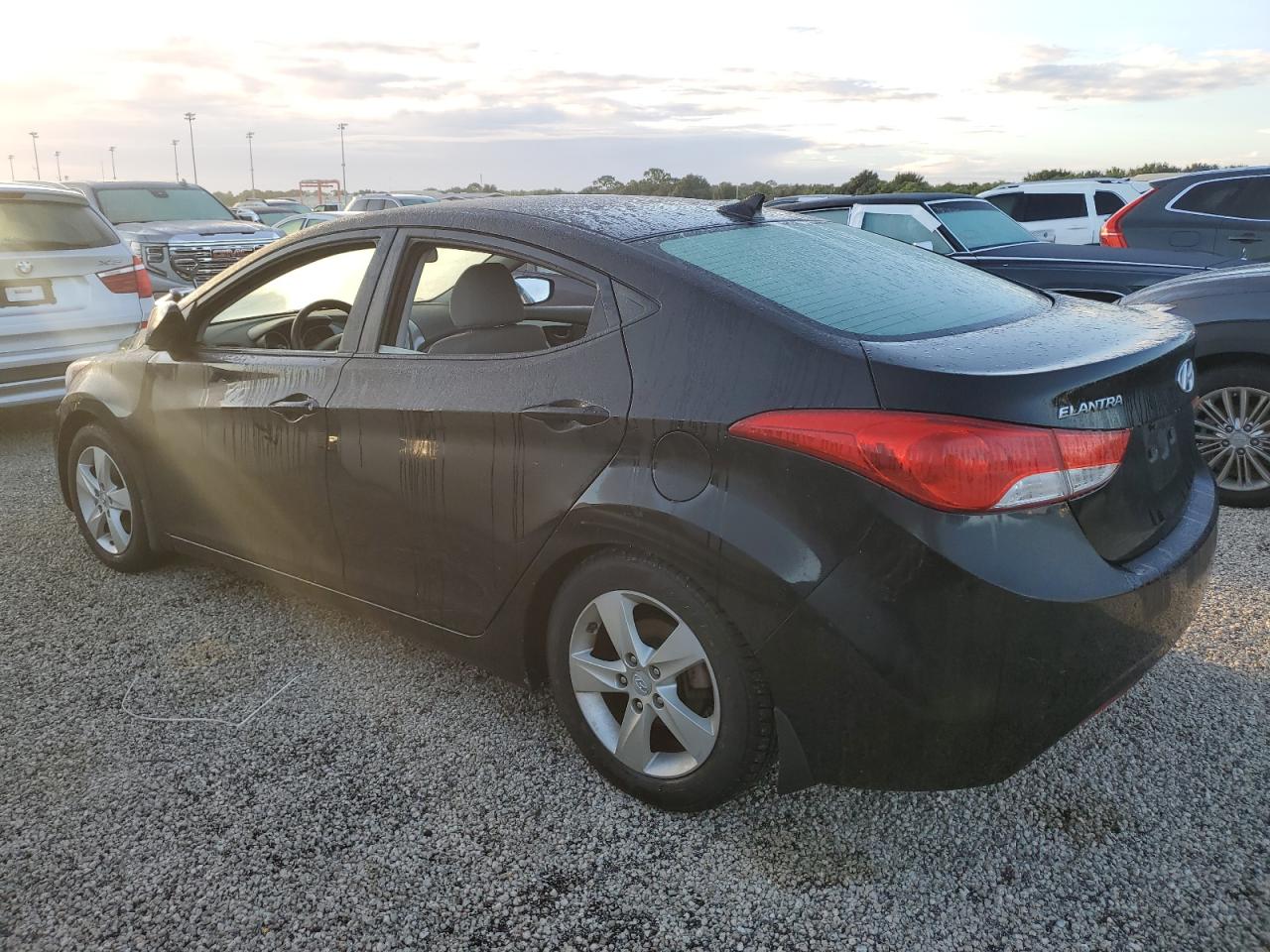 2013 Hyundai Elantra VIN KMHDH4AE4DU611719 Copart auction photo, water/flood damage thumbnail 2
