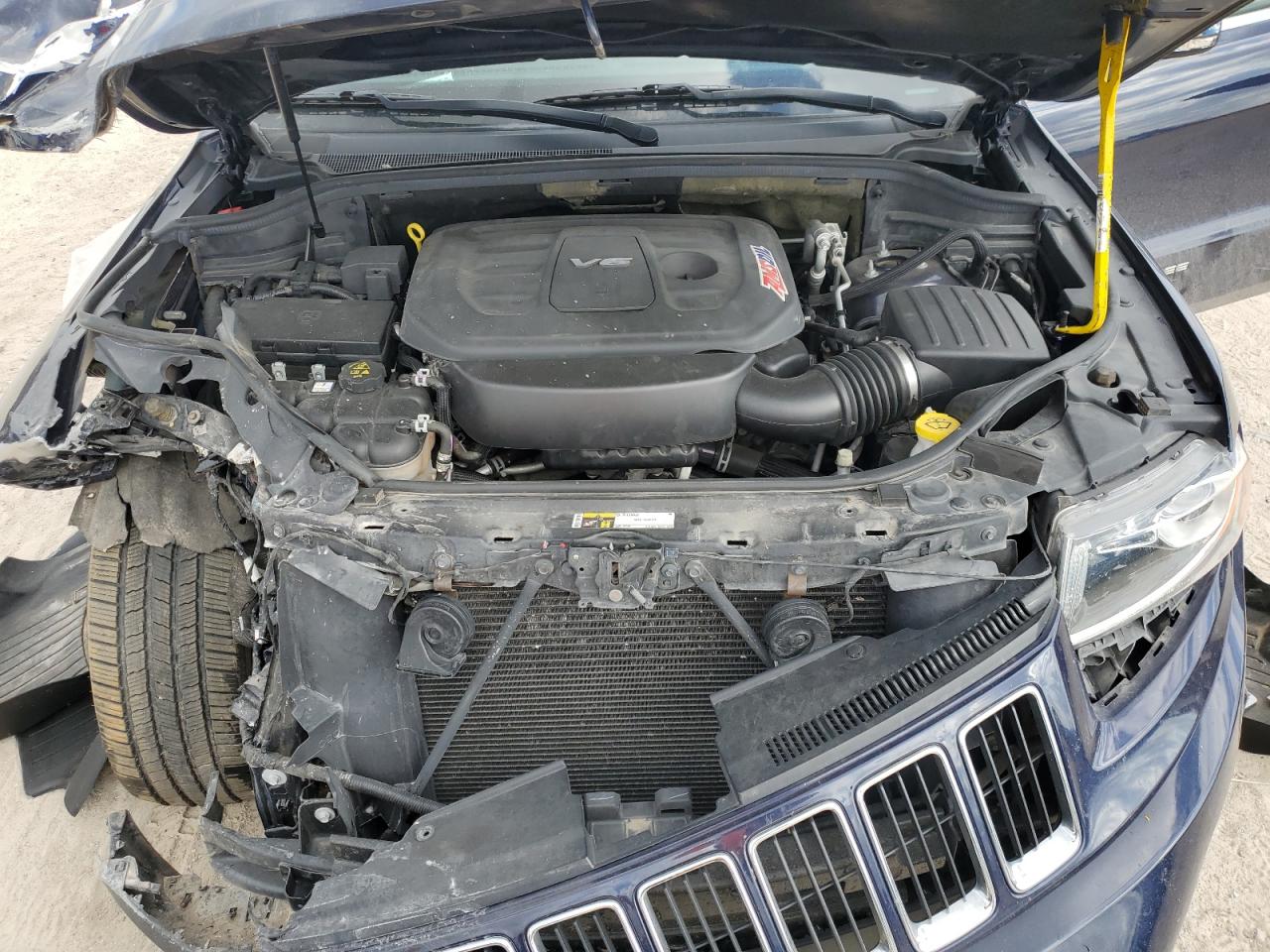 2016 Jeep Grand Cherokee VIN 1C4RJEBG1GC314521 Copart auction photo, front end damage thumbnail 12