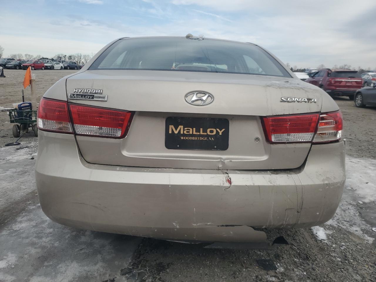 2007 Hyundai Sonata VIN 5NPET46C17H288890 Copart auction photo, rear end / minor dent/scratches damage thumbnail 6