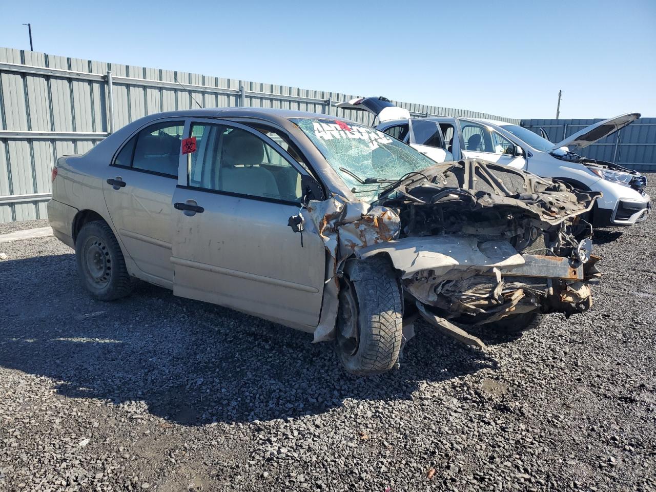 2008 Toyota Corolla VIN 2T1BR32E58C935430 Copart auction photo, biohazard/chemical / all over damage thumbnail 4