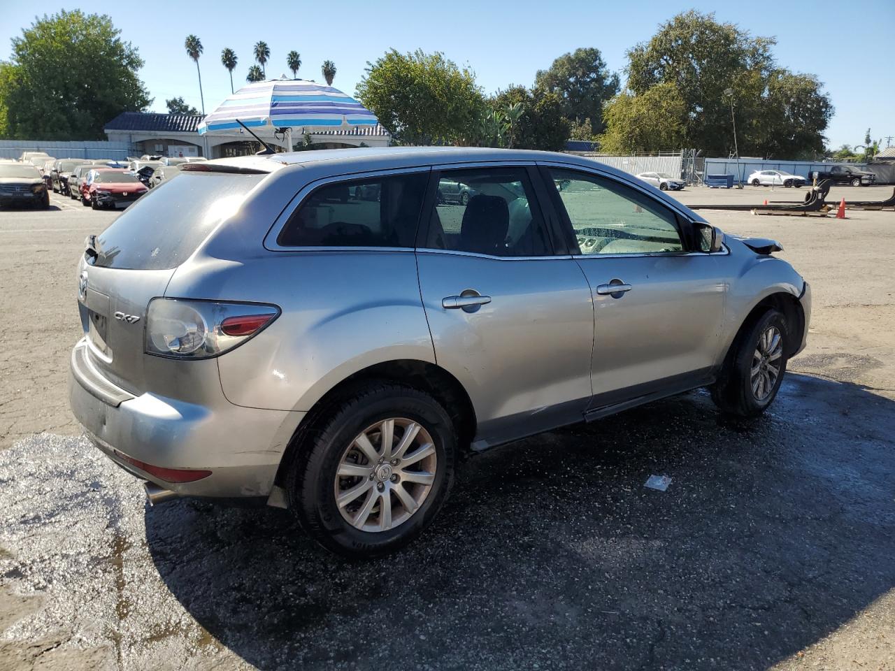 2010 Mazda CX-7 VIN JM3ER2WM8A0312335 Copart auction photo, front end damage thumbnail 3