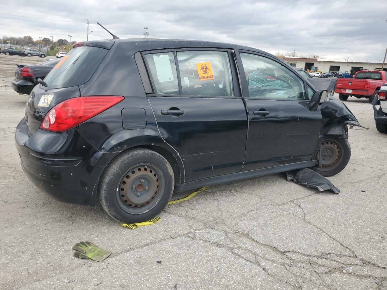 2011 Nissan Versa VIN 3N1BC1CP7BL401374 Copart auction photo, front end / side damage thumbnail 3