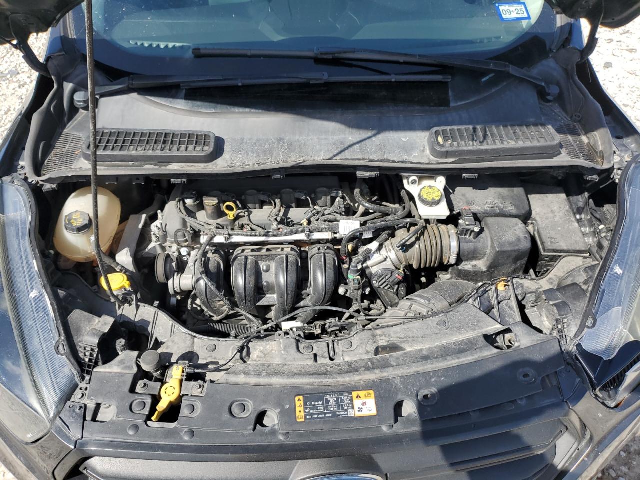 2019 Ford Escape VIN 1FMCU0F75KUB57553 Copart auction photo, front end / side damage thumbnail 12