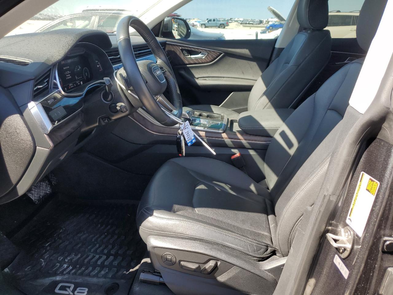 2020 Audi Q8 VIN WA1EVAF13LD022210 Copart auction photo, rear end damage thumbnail 7