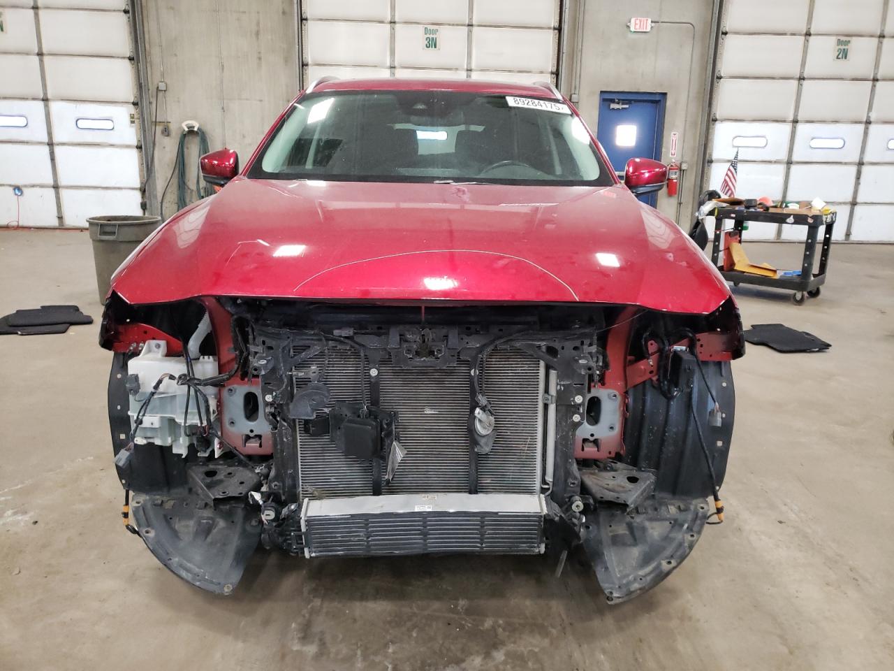 2021 Mazda CX-9 VIN JM3TCBCY0M0527261 Copart auction photo, front end damage thumbnail 5