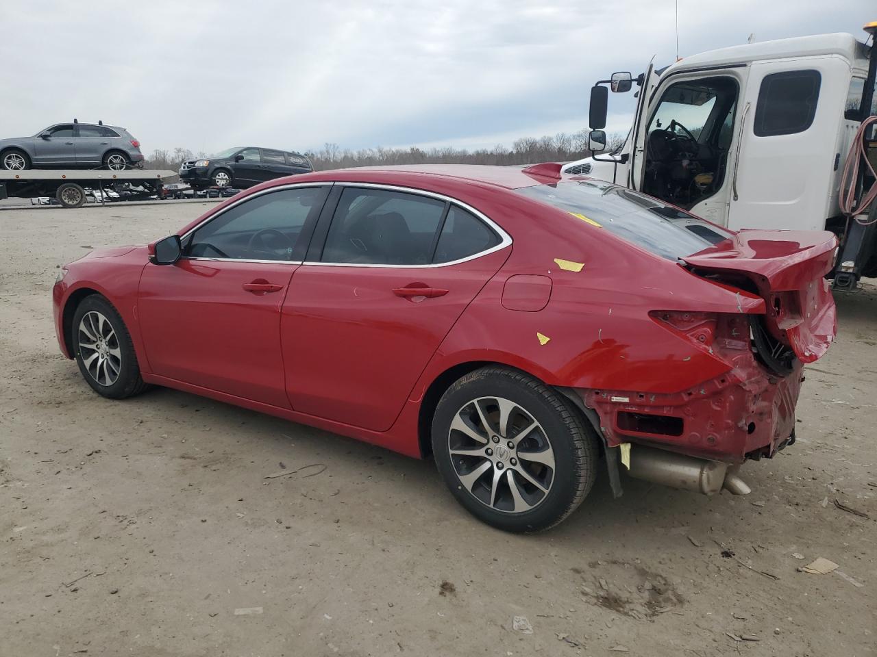 2017 Acura TLX VIN 19UUB1F56HA000760 Copart auction photo, rear end / minor dent/scratches damage thumbnail 2