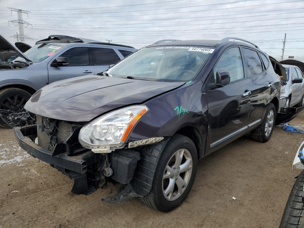 2011 Nissan Rogue VIN JN8AS5MV2BW308888