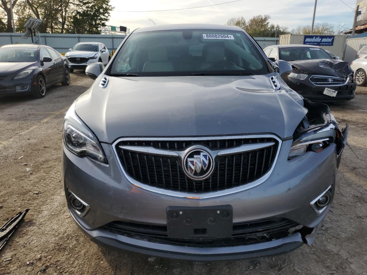 2020 Buick Envision VIN LRBFXBSA1LD150671 Copart auction photo, front end / side damage thumbnail 5