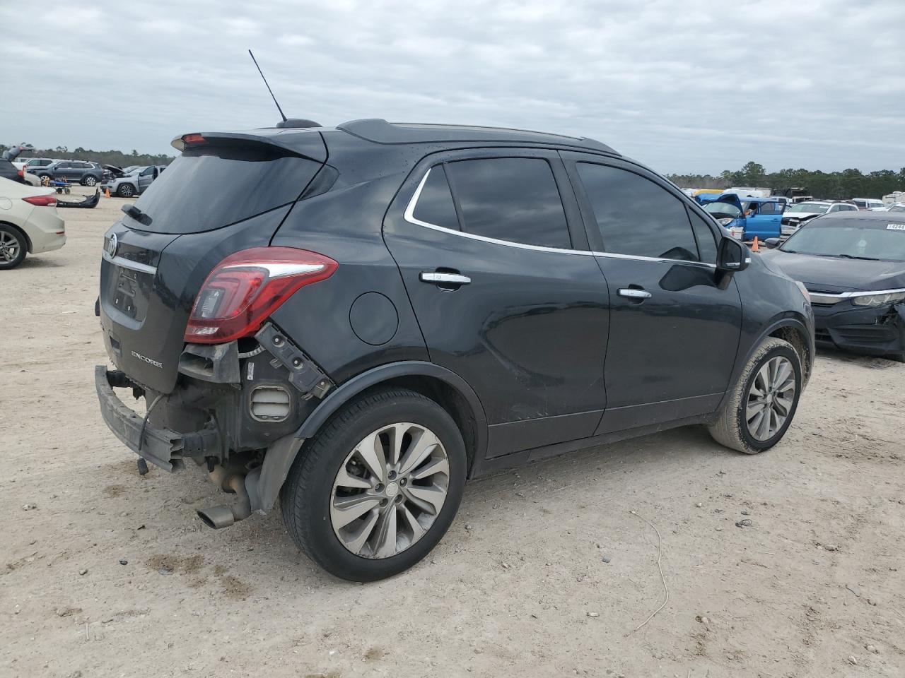 2017 Buick Encore VIN KL4CJASB4HB122014 Copart auction photo, rear end / minor dent/scratches damage thumbnail 3