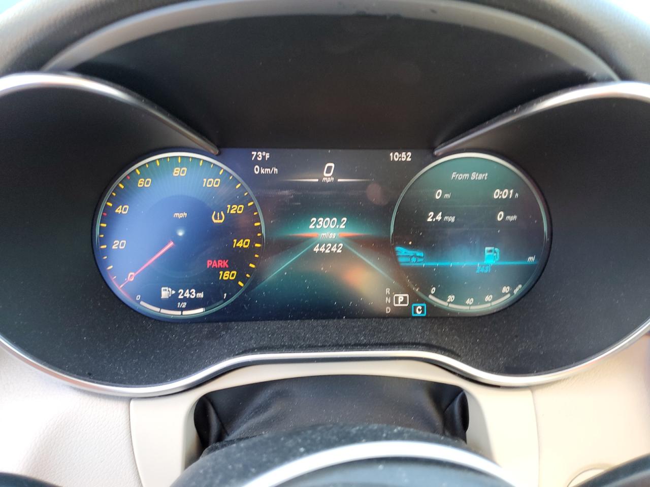 2021 Mercedes-Benz C-klasse VIN W1KWF8DB6MR640756 Copart auction photo, undercarriage / front end damage thumbnail 9