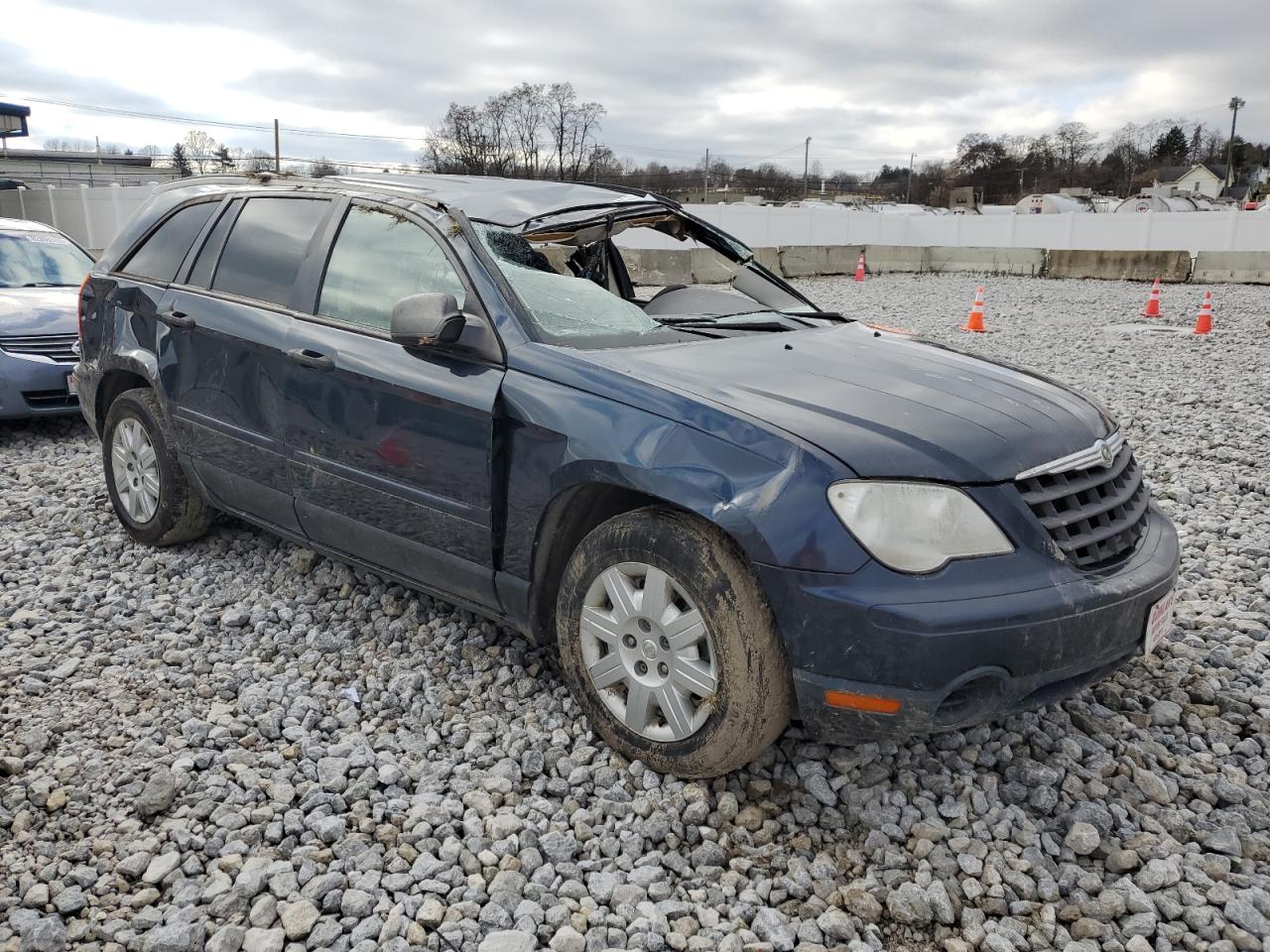 2007 Chrysler Pacifica VIN 2A8GM48L97R123958 Copart auction photo, rollover damage thumbnail 4