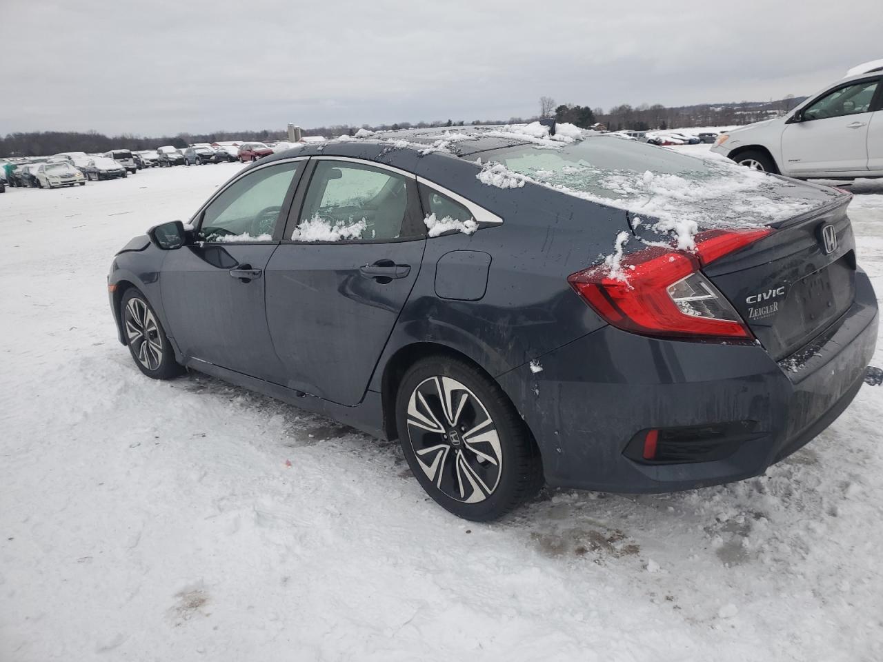 2018 Honda Civic VIN 19XFC1F35JE000755 Copart auction photo, front end damage thumbnail 2