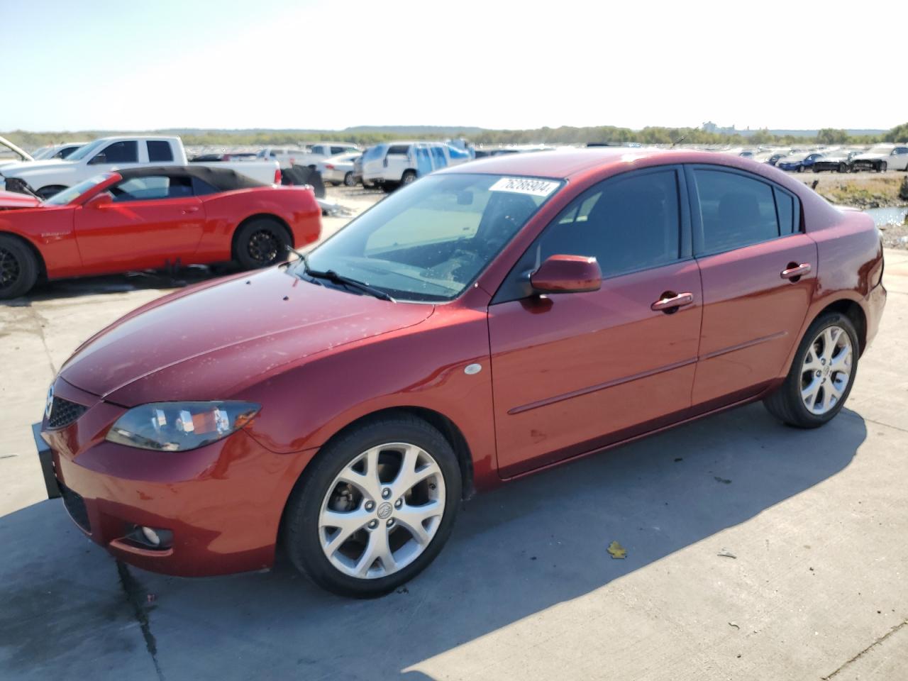 2009 Mazda 3 VIN JM1BK32F991240578