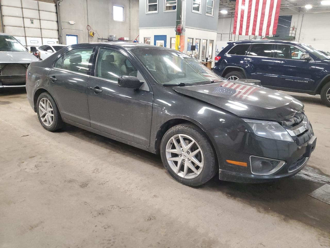 2012 Ford Fusion VIN 3FAHP0JG2CR379541 Copart auction photo, rear end / front end damage thumbnail 4