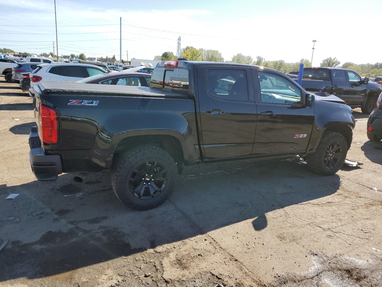 2016 Chevrolet Colorado VIN 1GCGTDE35G1276176 Copart auction photo, front end damage thumbnail 3