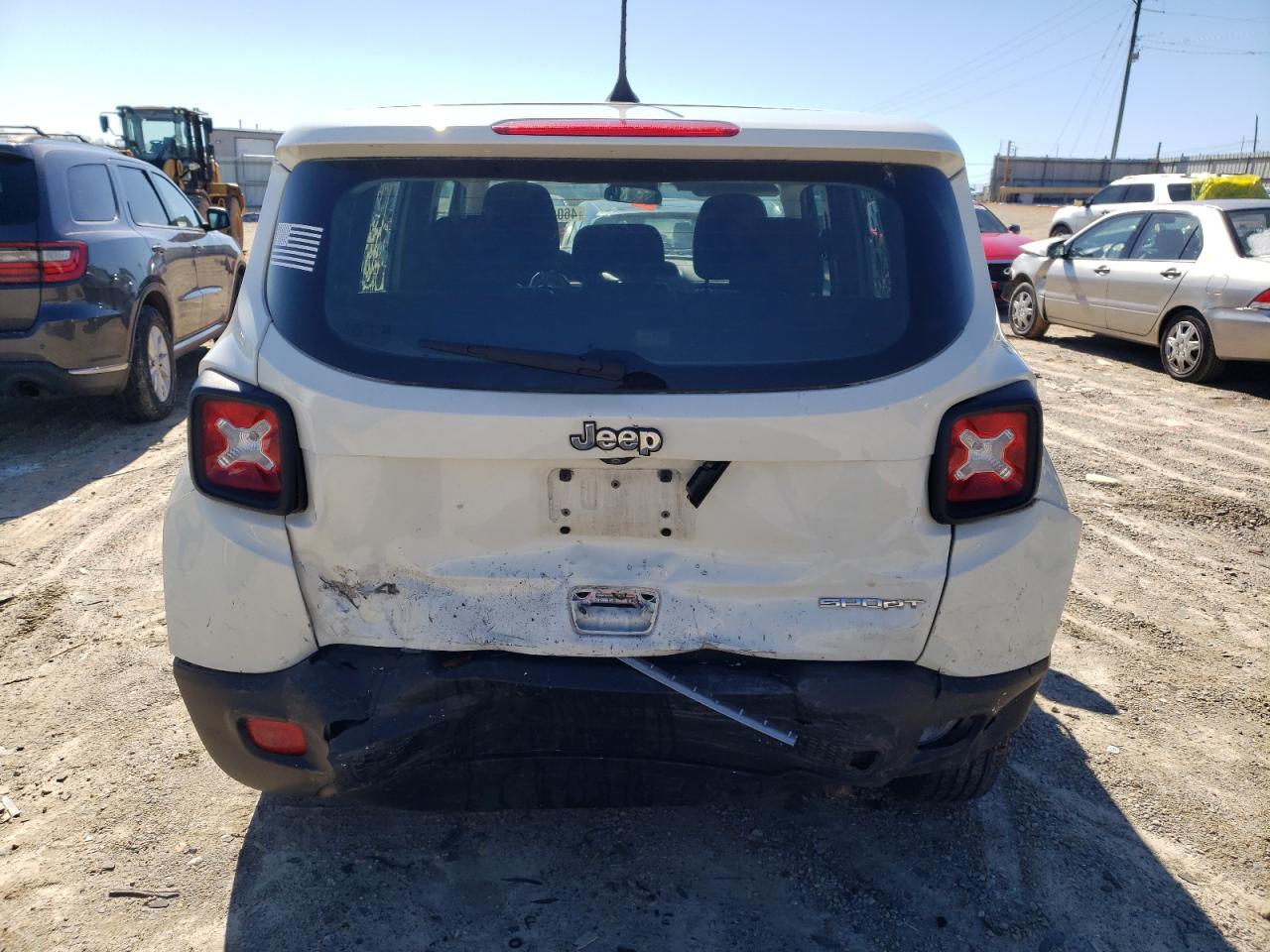 2018 Jeep Renegade VIN ZACCJBAB0JPH03163 Copart auction photo, all over damage thumbnail 6