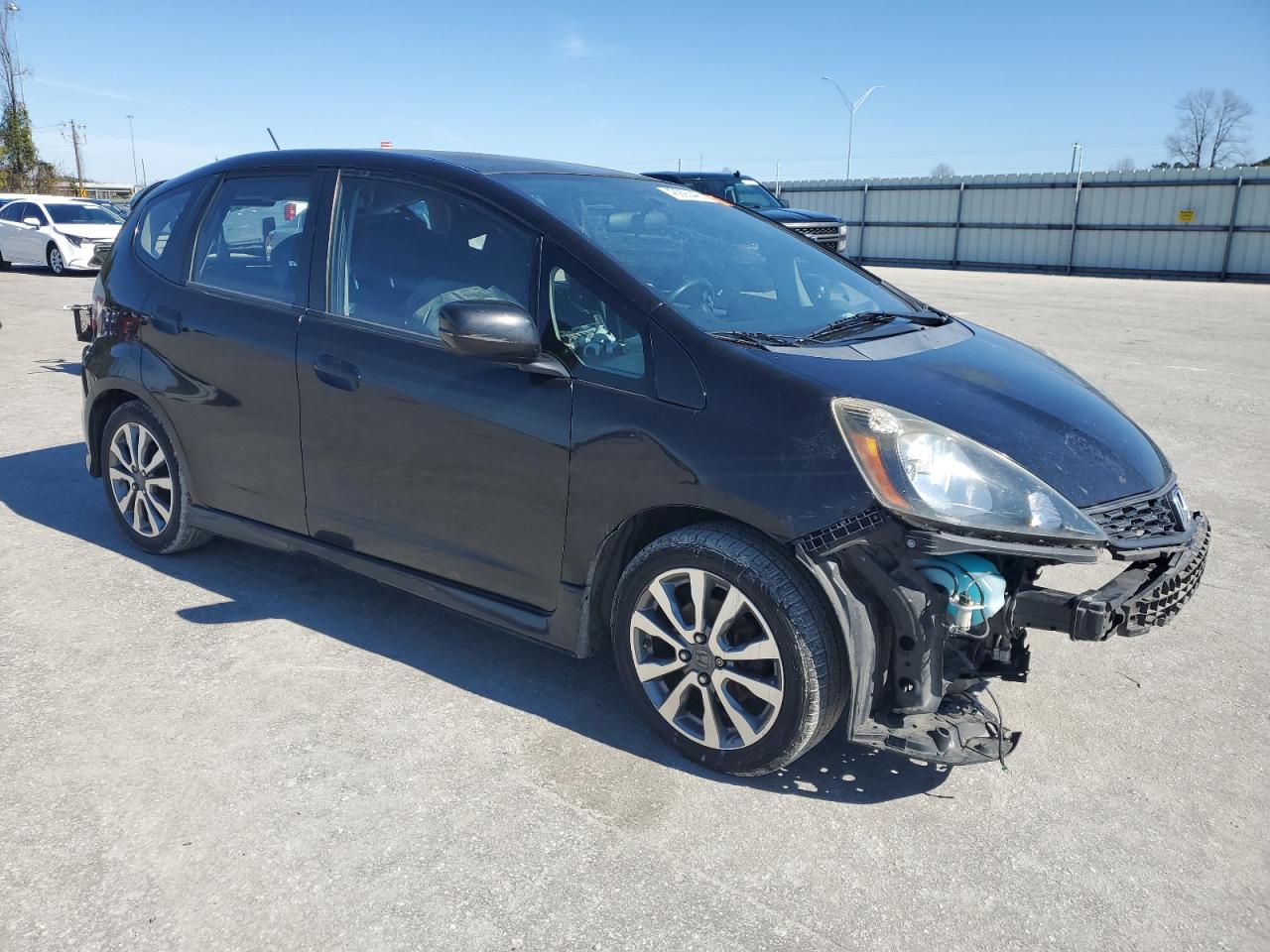 2012 Honda Fit VIN JHMGE8H5XCC013113 Copart auction photo, front end / undercarriage damage thumbnail 4