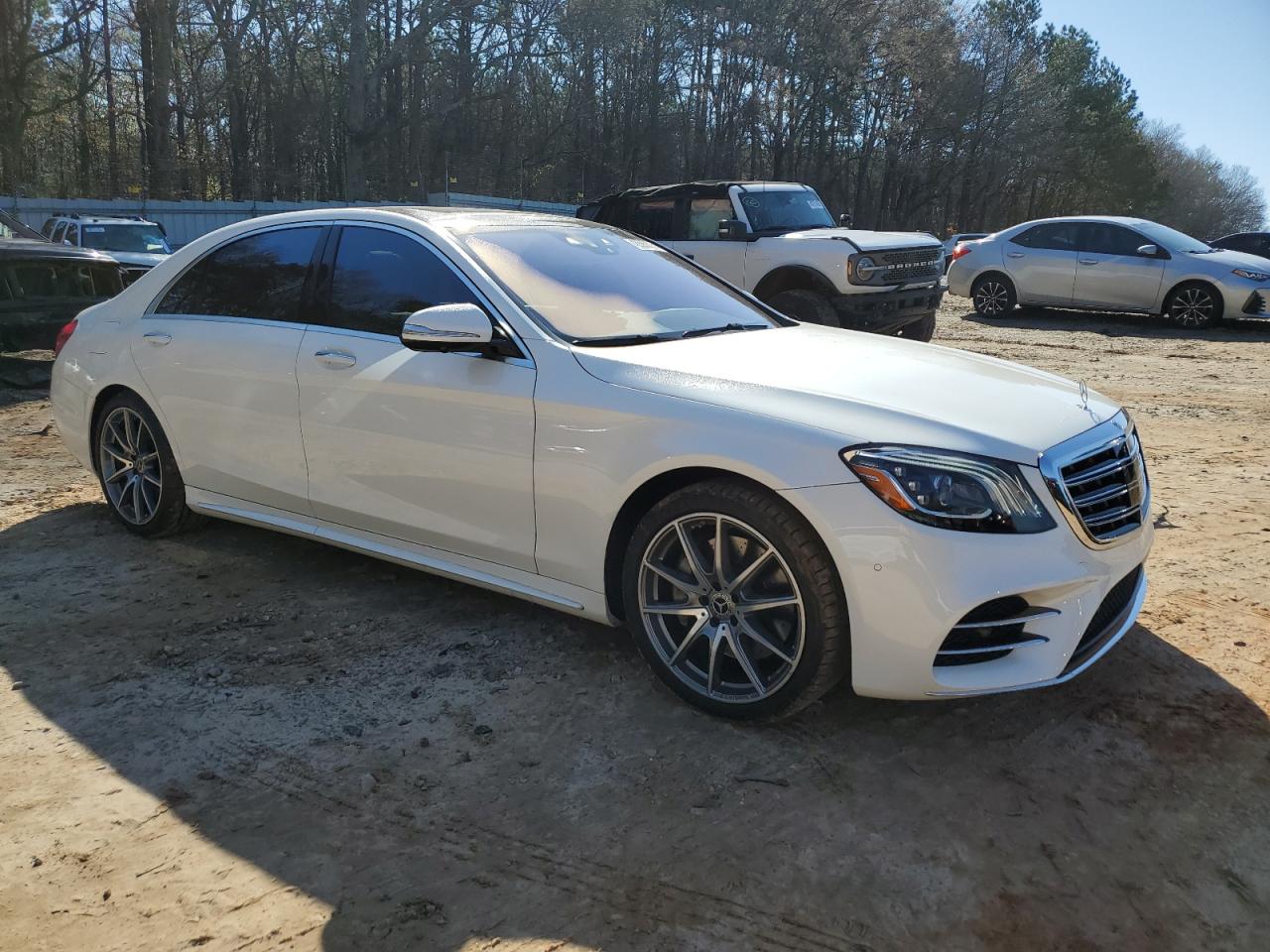 2018 Mercedes-Benz S-klasse VIN WDDUG6GB7JA396548 Copart auction photo, rear end / undercarriage damage thumbnail 4