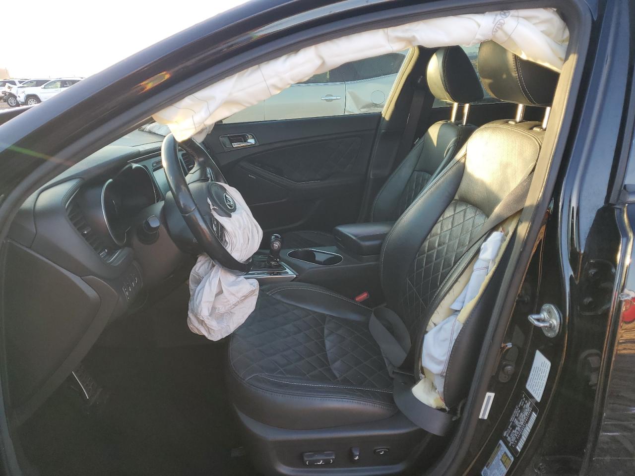 2015 KIA Optima VIN 5XXGR4A61FG359685 Copart auction photo, front end damage thumbnail 7