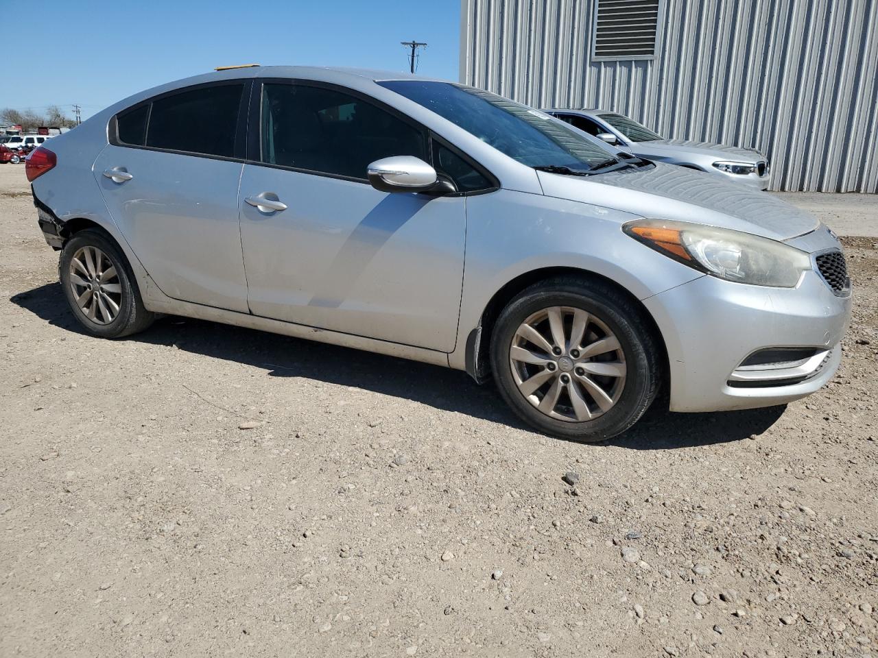 2014 KIA Forte VIN KNAFX4A66E5203210 Copart auction photo, rear end / all over damage thumbnail 4