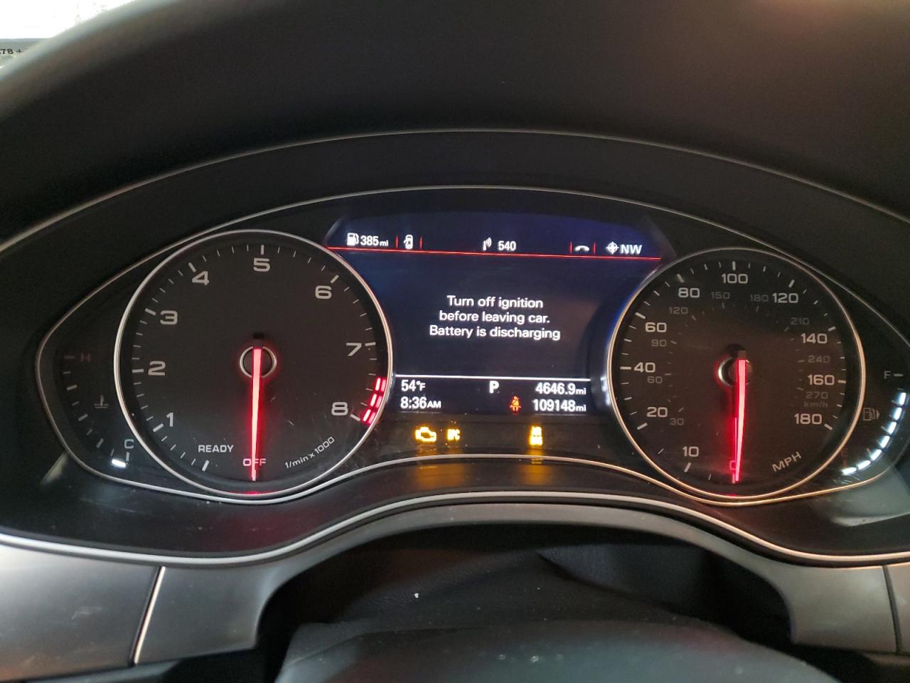 2016 Audi A6 VIN WAUFGAFC8GN072927 Copart auction photo, front end / mechanical damage thumbnail 9