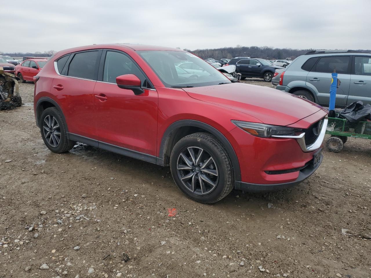 2017 Mazda CX-5 VIN JM3KFBDL9H0197518 Copart auction photo, front end damage thumbnail 4