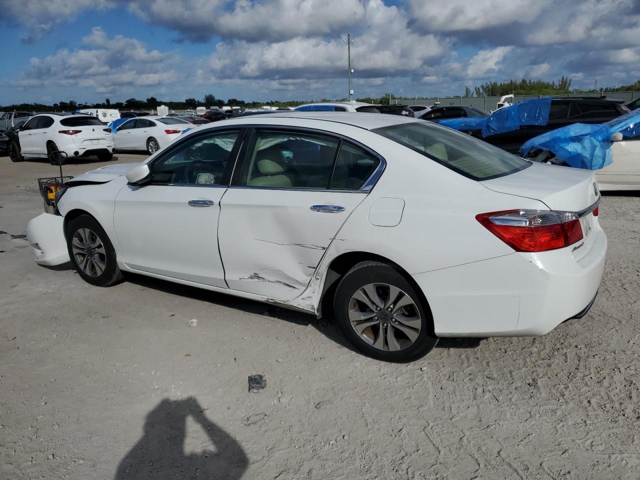2013 Honda Accord VIN 1HGCR2F31DA247769 Copart auction photo, all over damage thumbnail 2