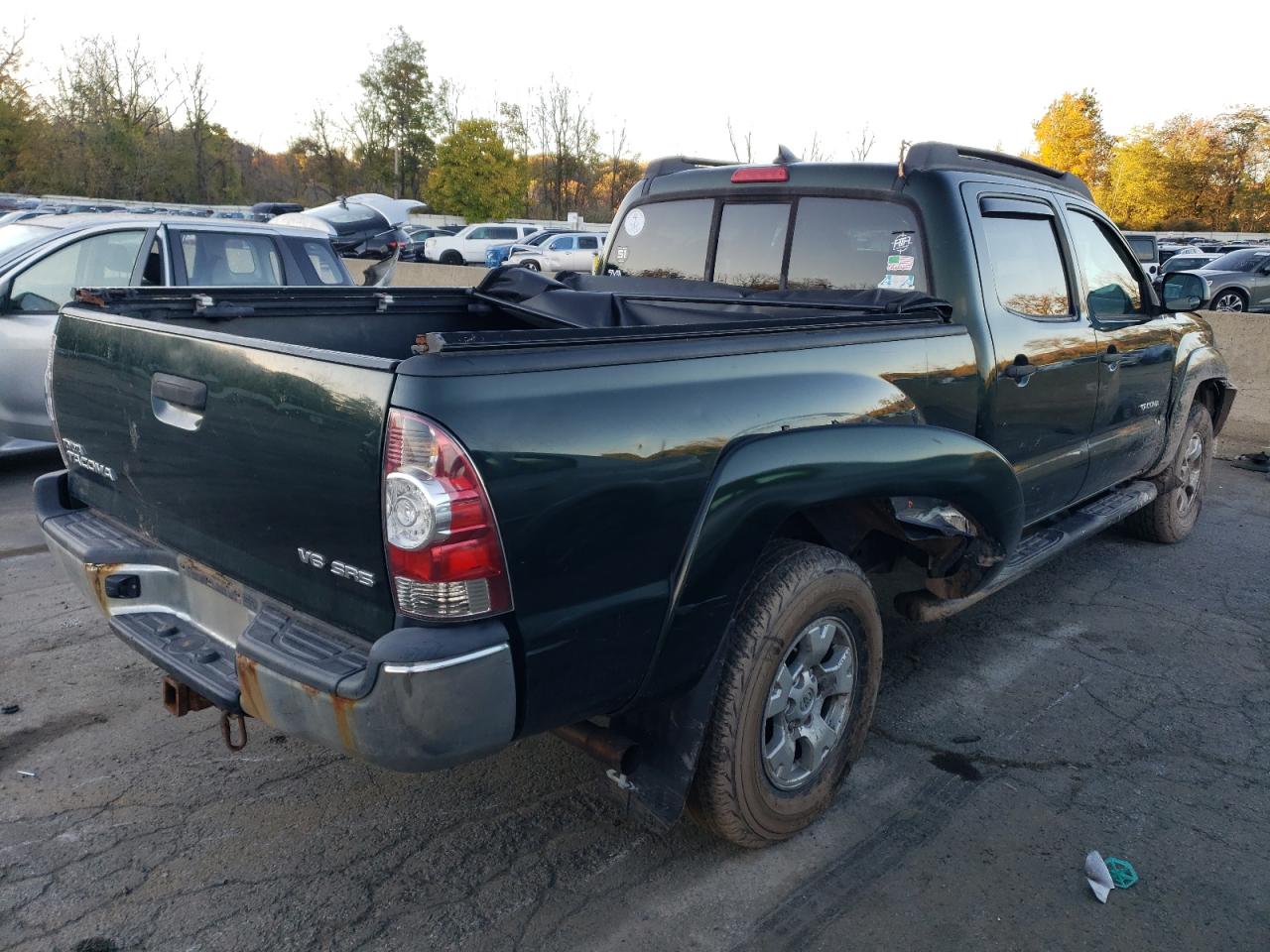 2014 Toyota Tacoma VIN 3TMMU4FN9EM069161 Copart auction photo, all over damage thumbnail 3