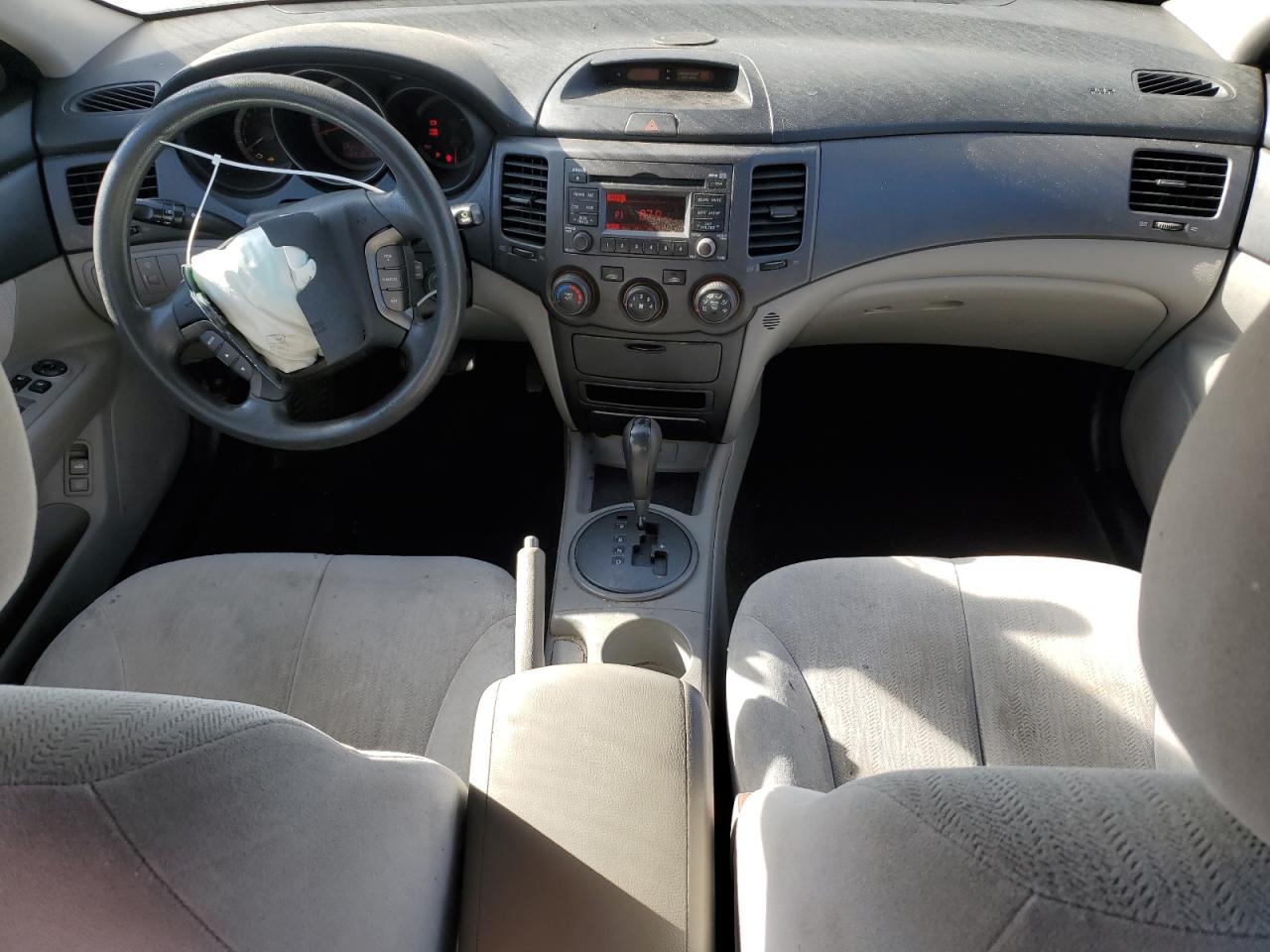 2009 KIA Optima VIN KNAGE228695360093 Copart auction photo, rear end / front end damage thumbnail 8