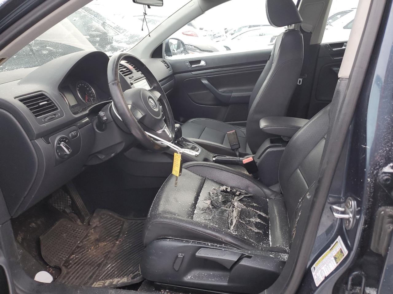 2010 Volkswagen Jetta VIN 3VWRX7AJ9AM022013 Copart auction photo, rear end damage thumbnail 7