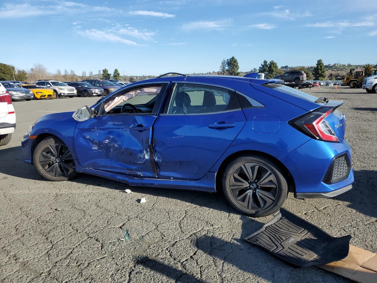 2017 Honda Civic VIN SHHFK7H50HU400181 Copart auction photo, side / minor dent/scratches damage thumbnail 2