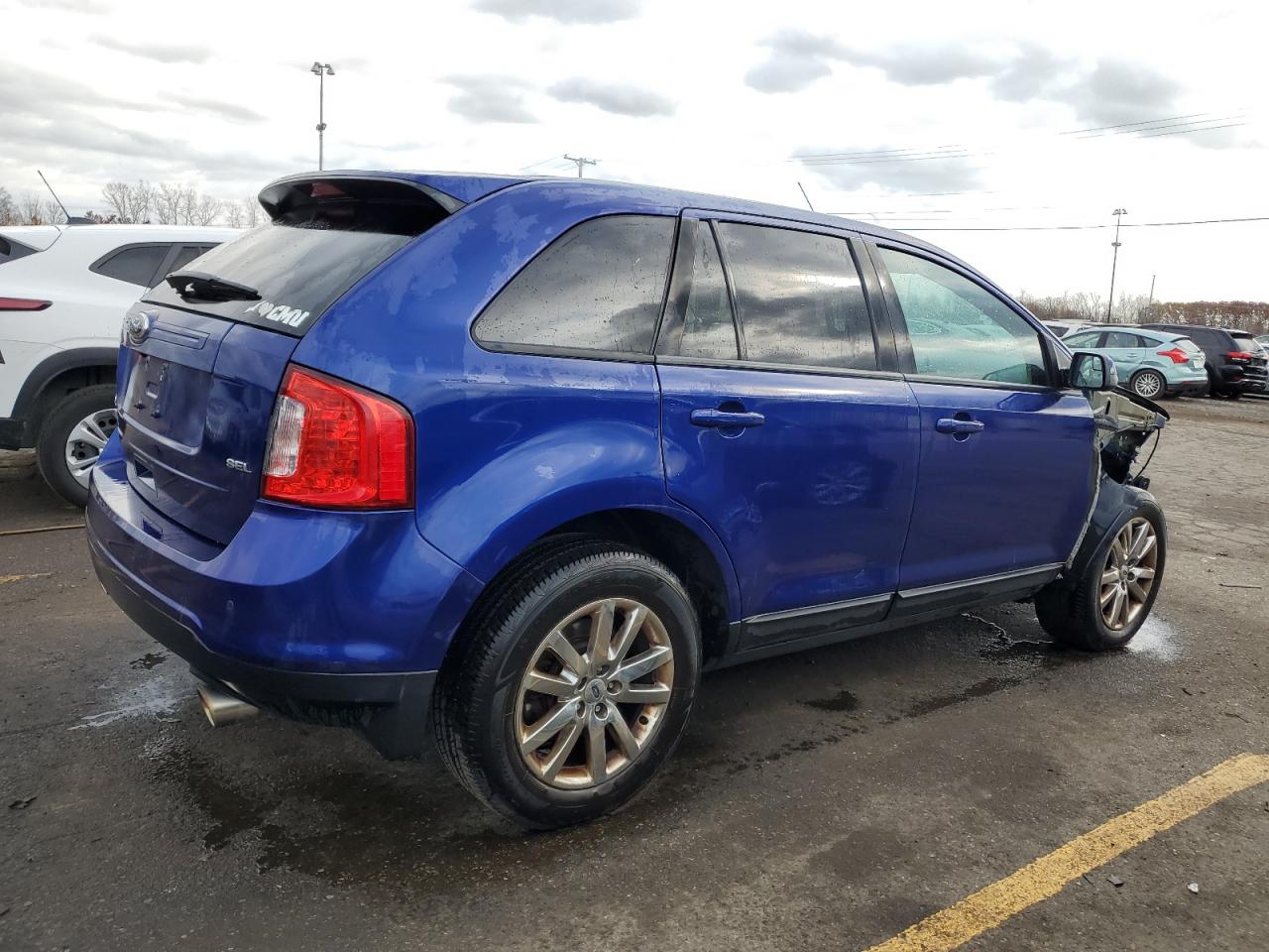 2013 Ford Edge VIN 2FMDK3JCXDBC92097 Copart auction photo, front end damage thumbnail 3