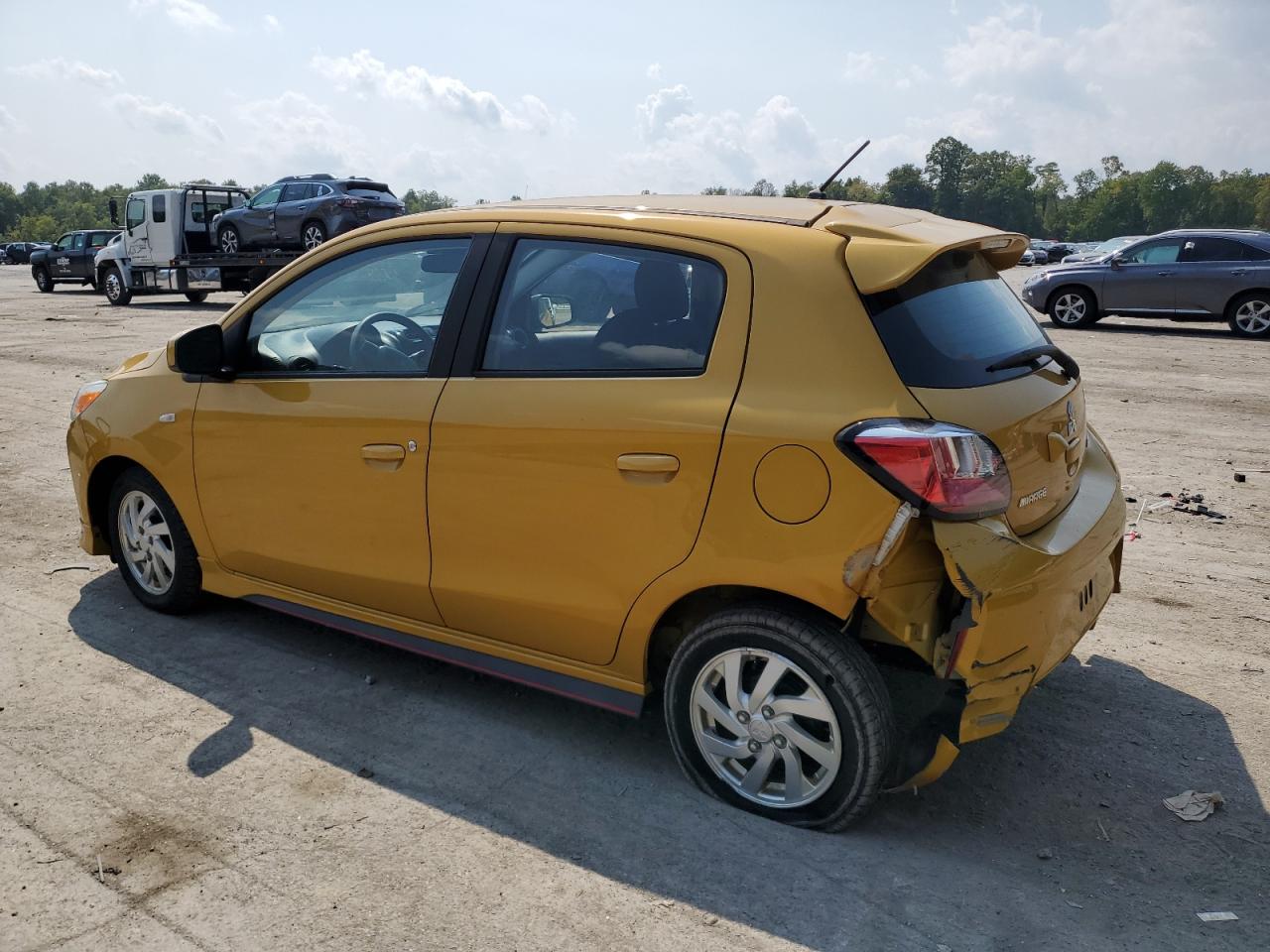 2021 Mitsubishi Mirage VIN ML32AUHJ3MH004936 Copart auction photo, rear end damage thumbnail 2