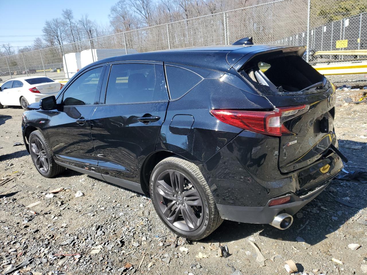 2021 Acura RDX VIN 5J8TC2H69ML031231 Copart auction photo, front end / rear end damage thumbnail 2