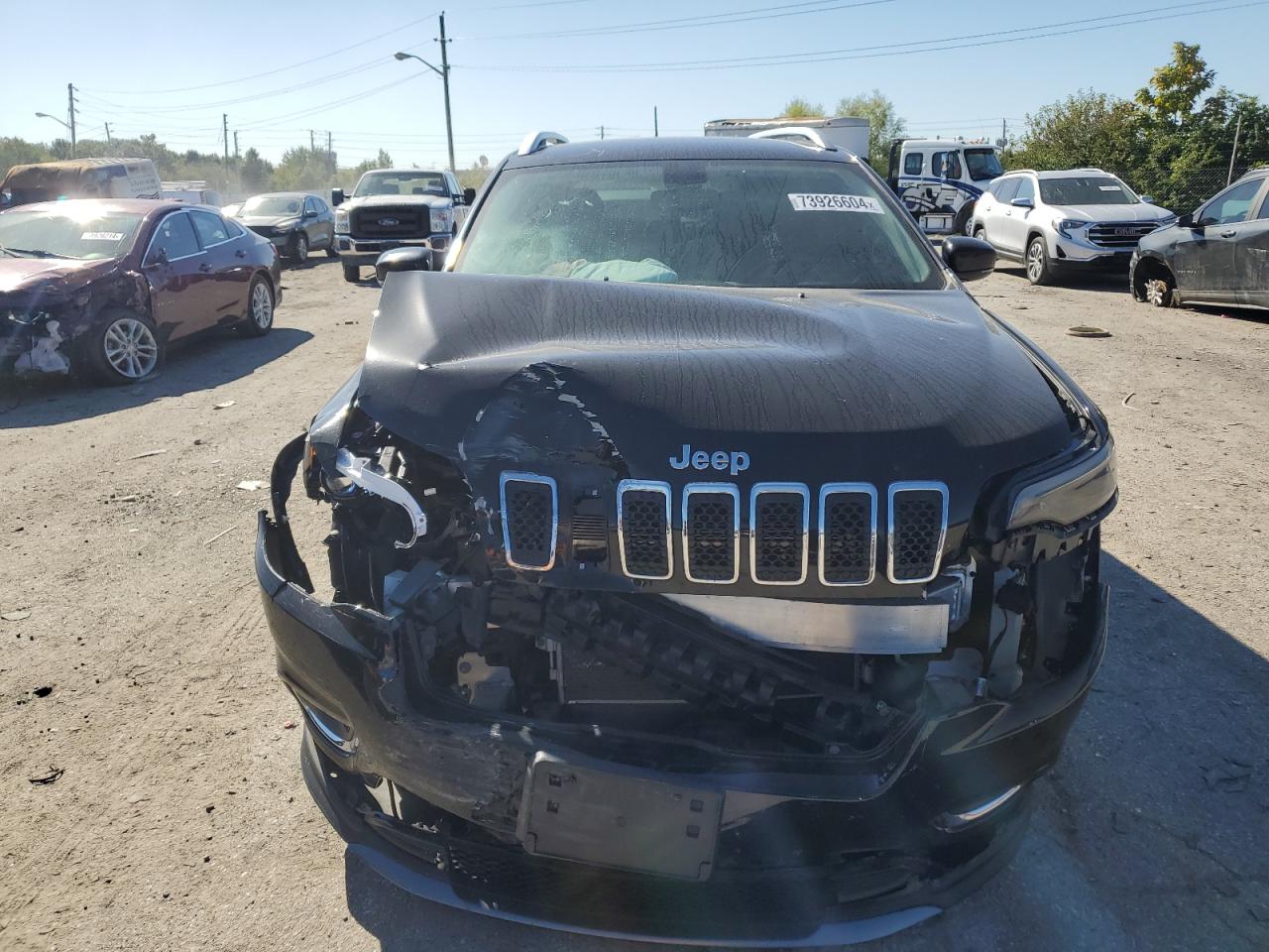 2019 Jeep Grand Cherokee VIN 1C4PJMDX5KD446148 Copart auction photo, front end / minor dent/scratches damage thumbnail 5