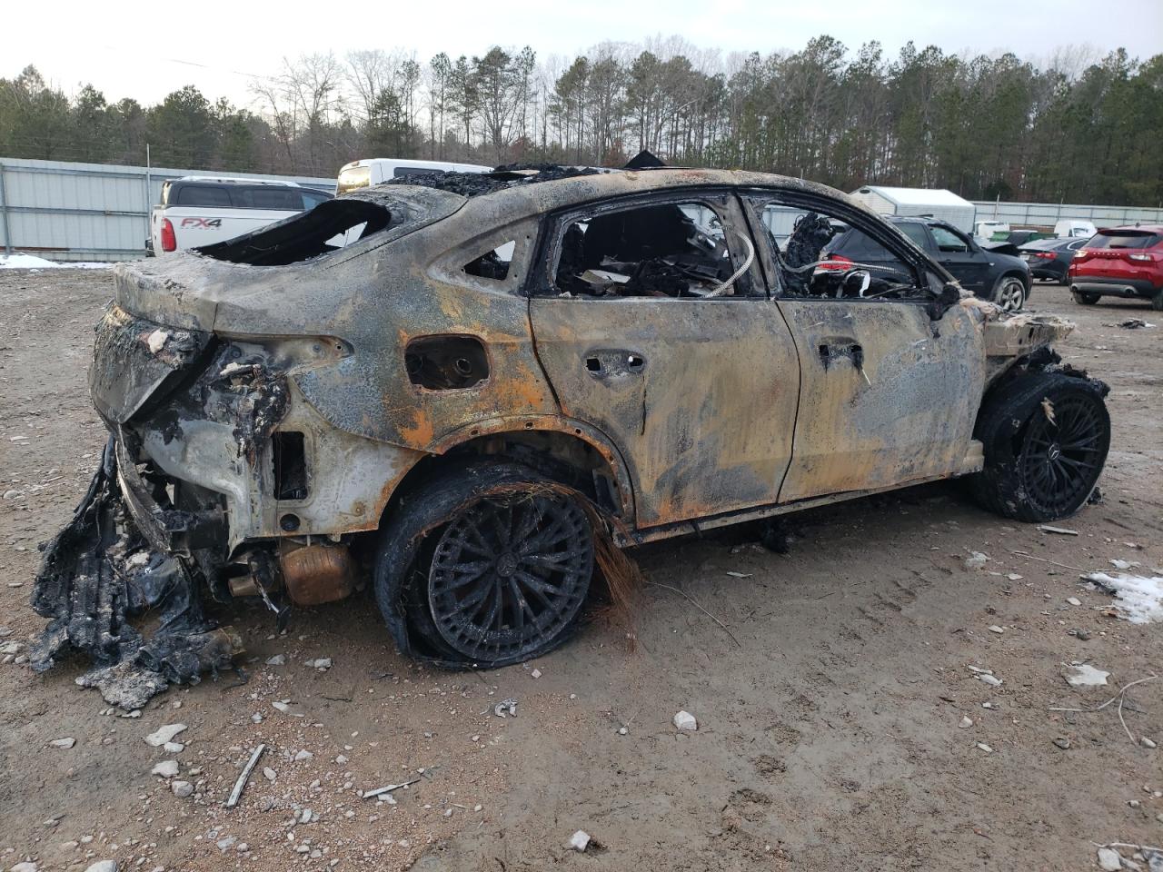 2024 Mercedes-Benz GLC VIN W1NKJ8HB3RF222223 Copart auction photo, burn damage thumbnail 3