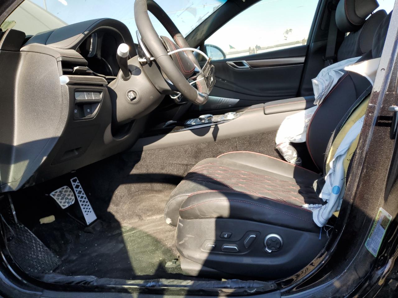 2024 Genesis G80 VIN KMTGB4SD4RU205277 Copart auction photo, side / front end damage thumbnail 7